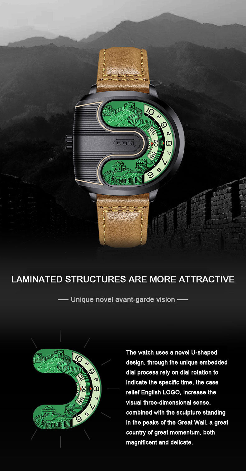DOM Waterproof U-Shaped Rotating Pointer Watch for Men - Premium Watches from Dressmycell.com - Just $65.00! Shop now at Dressmycell.com DOM Waterproof U-Shaped Rotating Pointer Watch for Men - Premium Watches from Dressmycell.com - Just $65.00! Shop now at Dressmycell.com